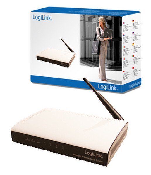 LogiLink WL0052 White wireless router