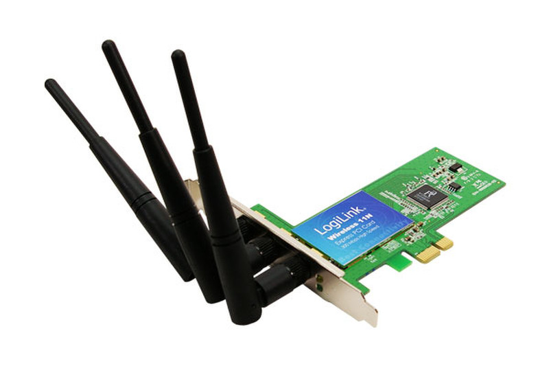 LogiLink Wireless LAN PCI Express 300 MBit Internal 300Mbit/s networking card