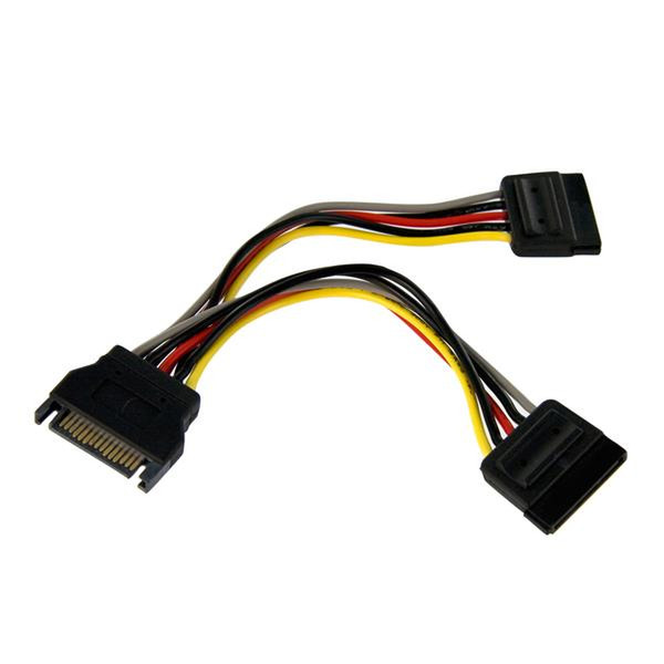 StarTech.com 6in SATA Power Y Splitter Cable Adapter - M/F SATA cable