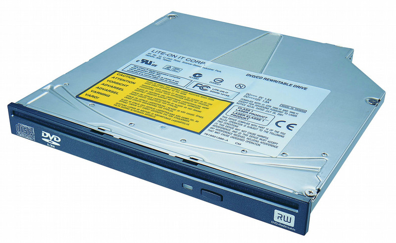 Lite-On Internal Slim Slot-in 8x 4x 8x 4x DVD-Dual DVDRW Drive Internal Black optical disc drive