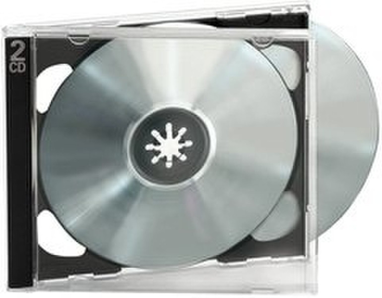 Ednet 10 CD Jewelcases Double 2discs Black