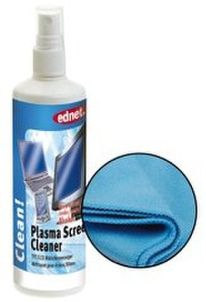 Ednet Plasma Screen Cleaner Set LCD / TFT / Plasma Equipment cleansing wet/dry cloths & liquid