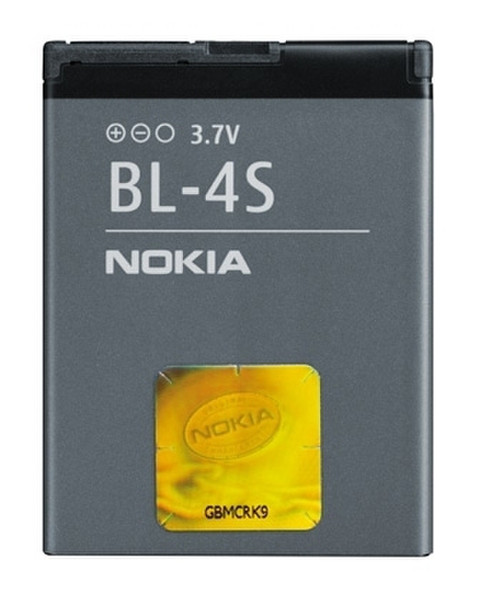 Nokia BL-4S Литий-ионная (Li-Ion) 860мА·ч 3.7В аккумуляторная батарея