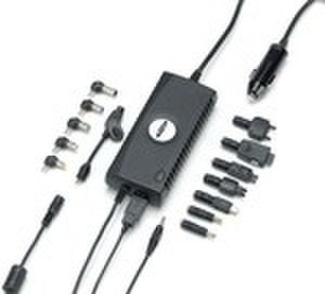 Ednet 5 in 1 Notebook Car Charger Black power adapter/inverter