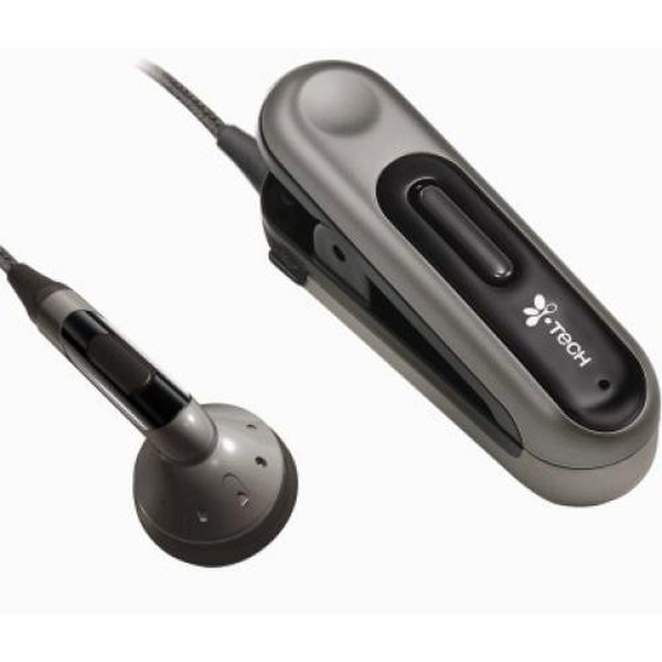 Itech Clip Naro 601 Монофонический Bluetooth Черный, Серый гарнитура мобильного устройства