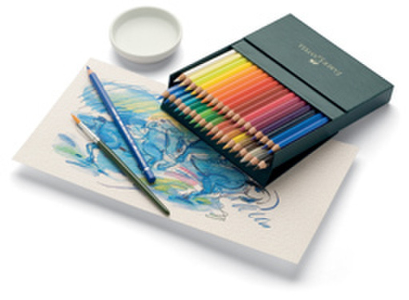 Faber-Castell Albrecht Durer Watercolor Pencils Gift Box of 36 colors, brush 36шт графитовый карандаш