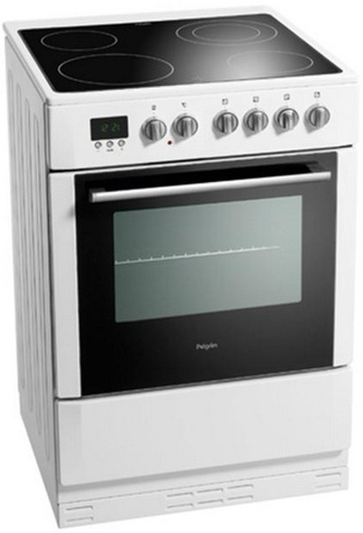 Pelgrim PF6164WIT Freestanding Ceramic A White cooker