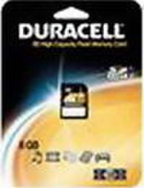 Duracell Secure Digital Card 8GB 8GB SDHC Speicherkarte