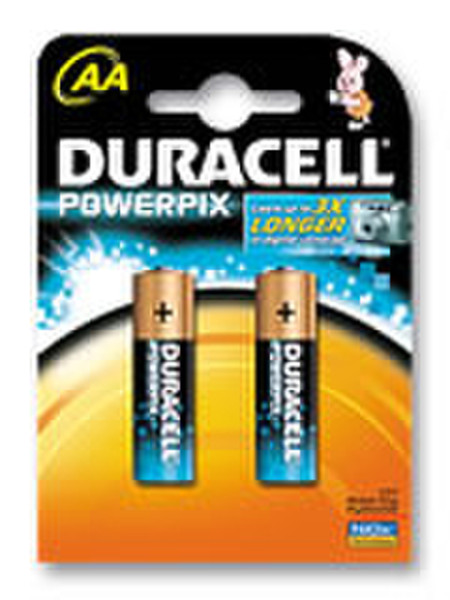 Duracell Powerpix AA 2-pack Оксигидрохлорид никеля (NiOx) 1.5В батарейки