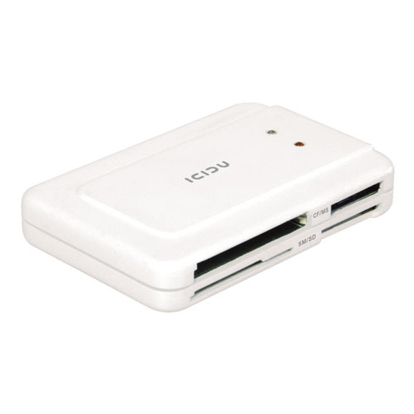 ICIDU Multi Card Reader 60+ formats USB 2.0 Белый устройство для чтения карт флэш-памяти