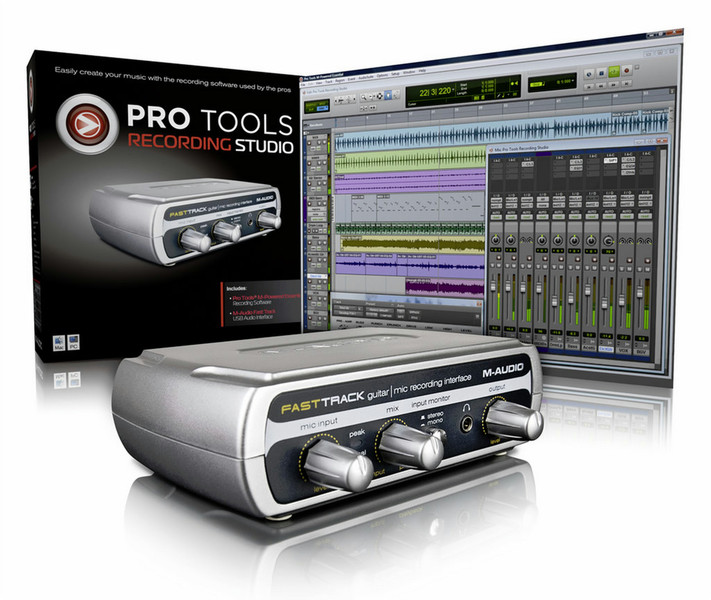 Pinnacle Pro Tools Recording Studio 24bit 48kHz digital audio recorder