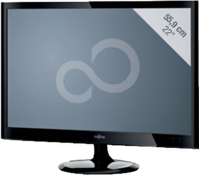 Fujitsu L line L22W-1 22Zoll Schwarz Computerbildschirm
