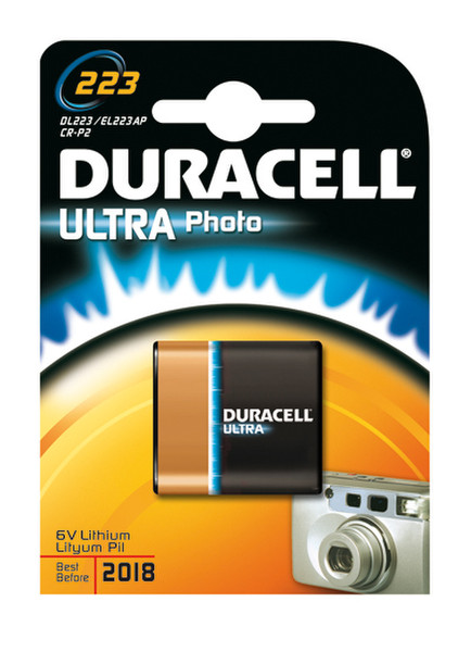 Duracell Ultra Photo 223 Оксигидрохлорид никеля (NiOx) 6В батарейки