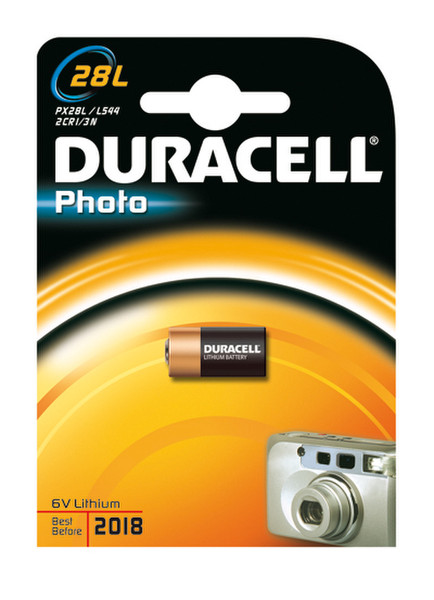 Duracell Photo 28L Lithium 6V non-rechargeable battery