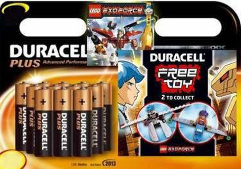 Duracell Plus AAA 8 pack + LEGO EXOFORCE Щелочной 1.5В батарейки