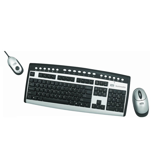 Canyon Wireless Keyboard & Mouse RF Wireless QWERTY Tastatur