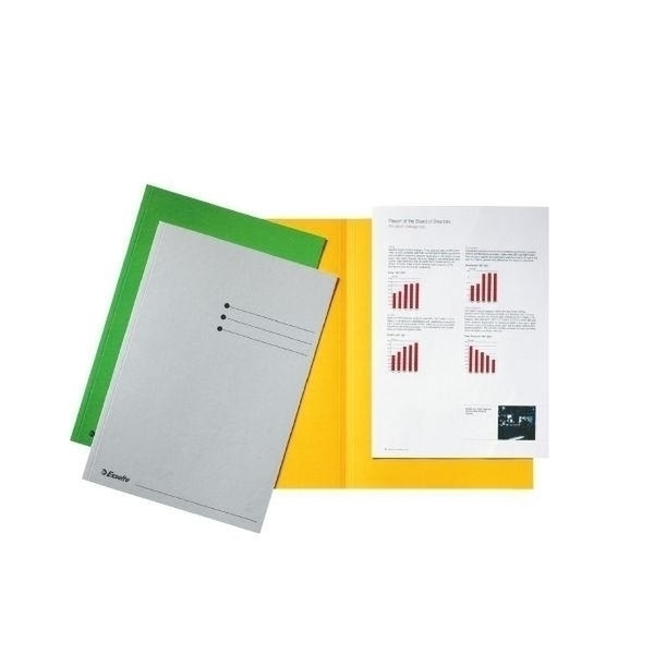 Esselte Cardboard Folder 180 g/m2 Green Green