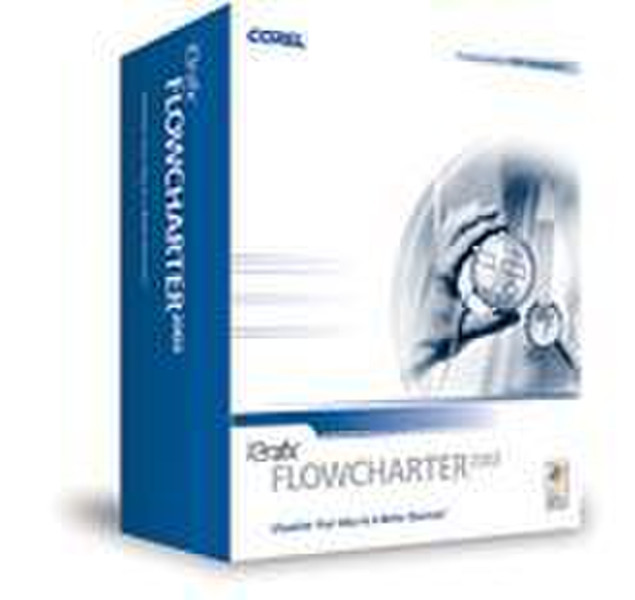 Corel Upgrade FlowCharter 2003 EN CD Windows 98 2000 NT ME XP