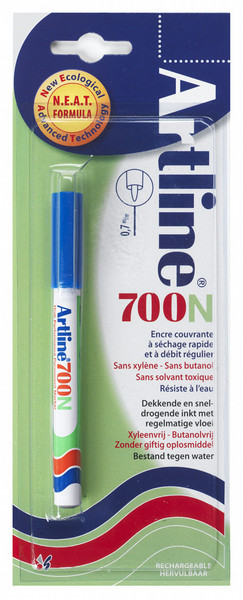 Artline 700 Blue Тонкий наконечник Синий перманентная маркер