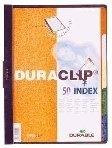 Durable DURACLIP Black A4 Black report cover