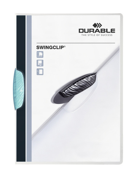 Durable Swingclip Полипропилен (ПП) Синий обложка с зажимом