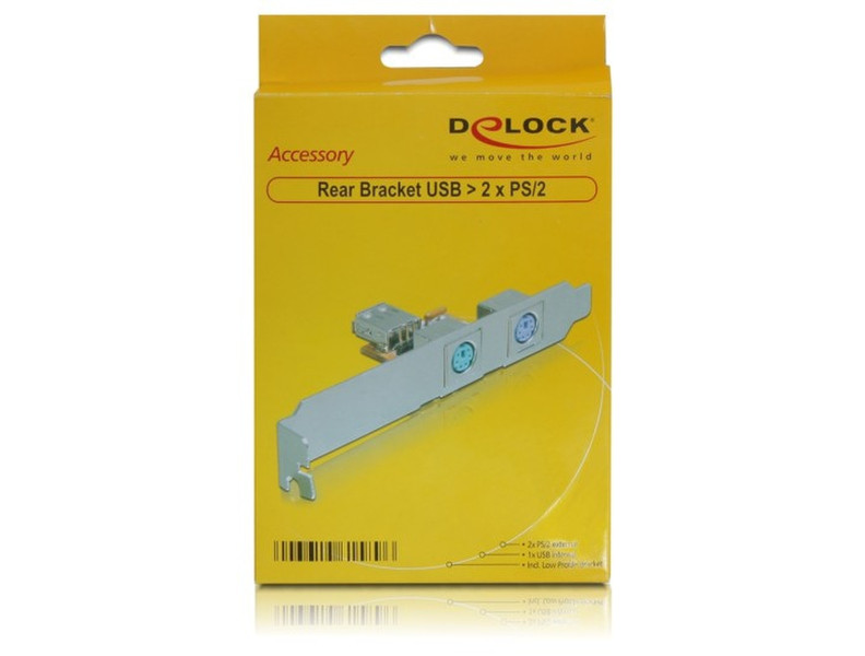 DeLOCK 61589 USB 2.0 интерфейсная карта/адаптер