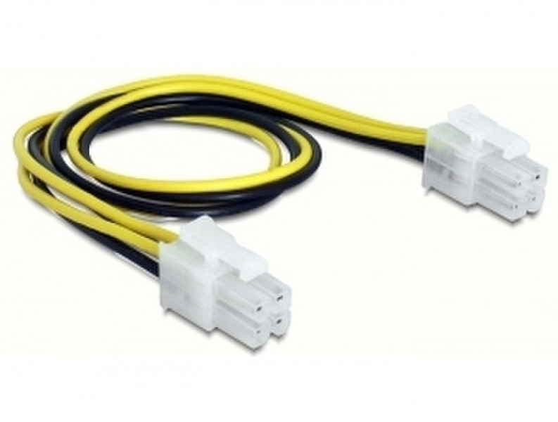DeLOCK 65604 0.3m Black,Yellow power cable