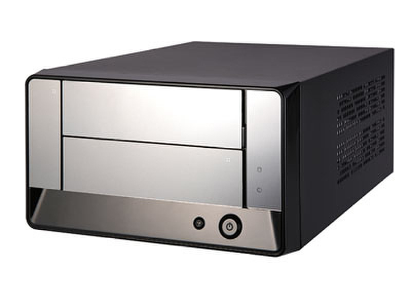 Apex Computer Technology MI-100 Низкопрофильный 250Вт Черный, Cеребряный системный блок
