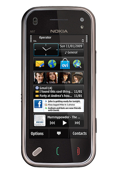 Nokia N97 mini Schwarz Smartphone