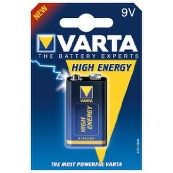 Varta High Energy 9V Block Щелочной 9В батарейки