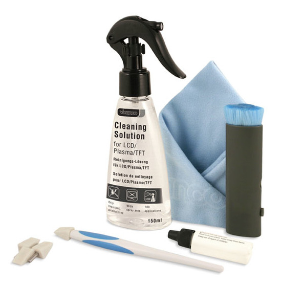Vivanco 26959 Screens/Plastics Equipment cleansing wet/dry cloths & liquid equipment cleansing kit