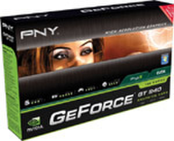 PNY GMGT240N2F1FH-SB 1GB GDDR3 graphics card