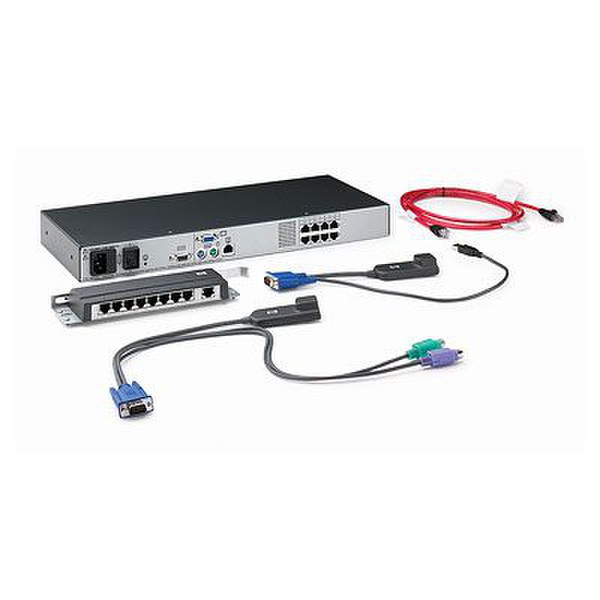 HP Server Console 0x2x16 Port Analog Switch Netzwerkkabel