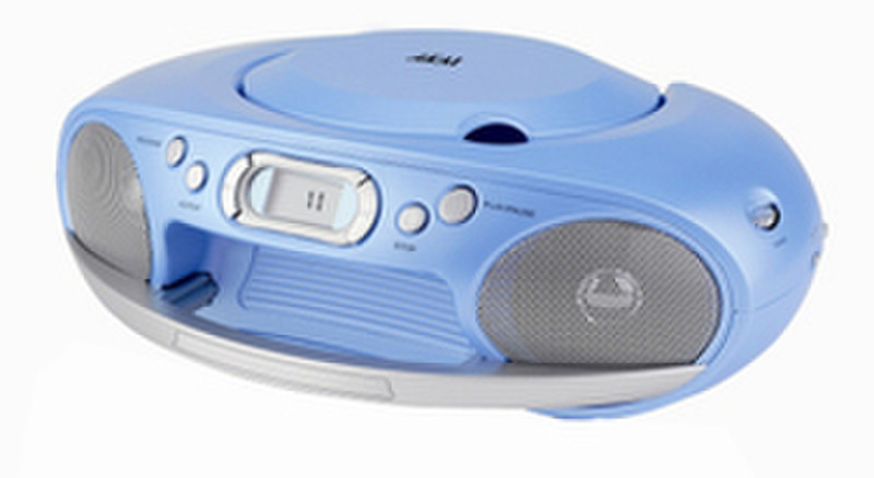 Akai APRC5BLW Portable CD player Blau, Silber CD-Spieler