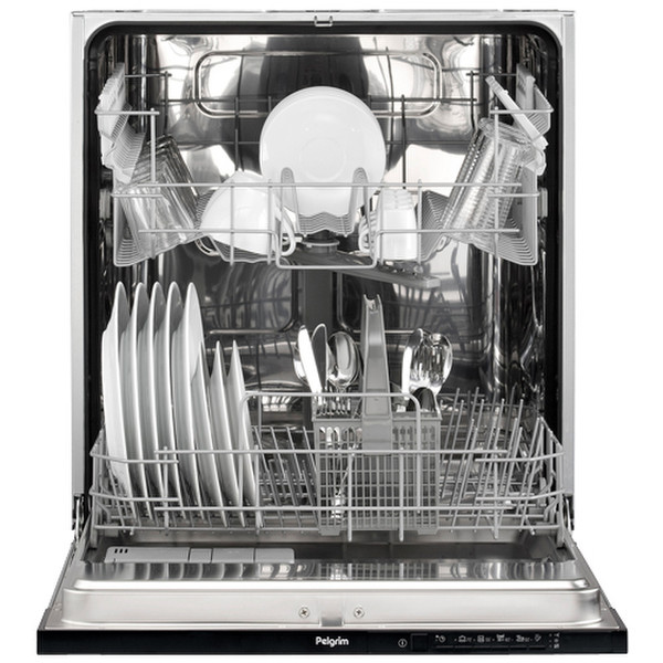 Pelgrim GVW552RVS Fully built-in 12place settings A dishwasher