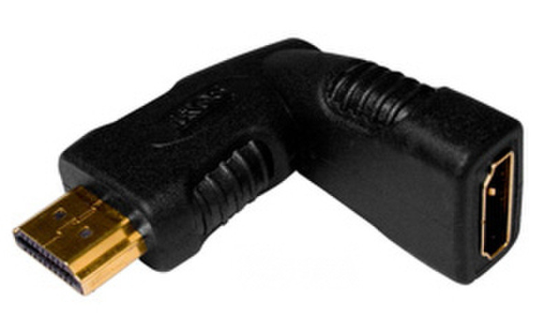 IXOS HDMI Angle Adapter (A) HDMI HDMI Schwarz Kabelschnittstellen-/adapter
