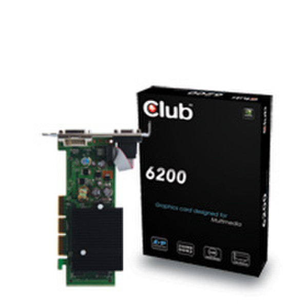 CLUB3D 6200 AGP Edition GeForce 6200 GDDR2