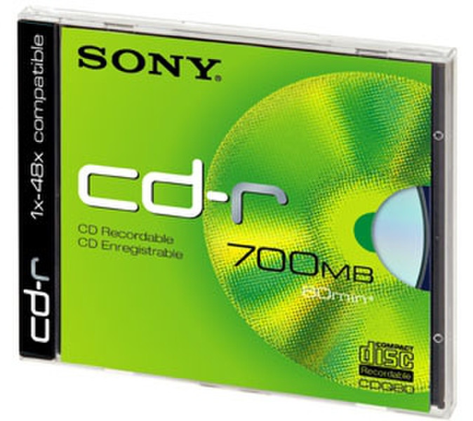 Sony CD-R 700MB 700MB 1Stück(e)