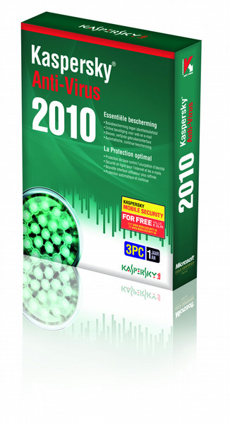 Kaspersky Lab KAV 2010 3PC Combipack + KMS 8.0 BOX