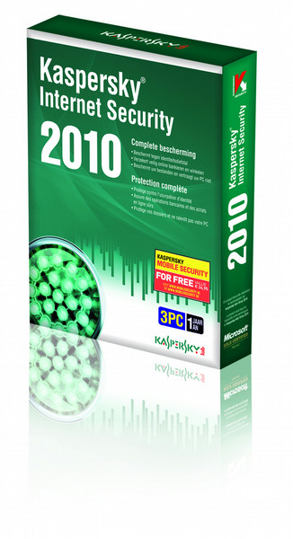 Kaspersky Lab KIS 2010 3PC Combipack + KMS 8.0 BOX