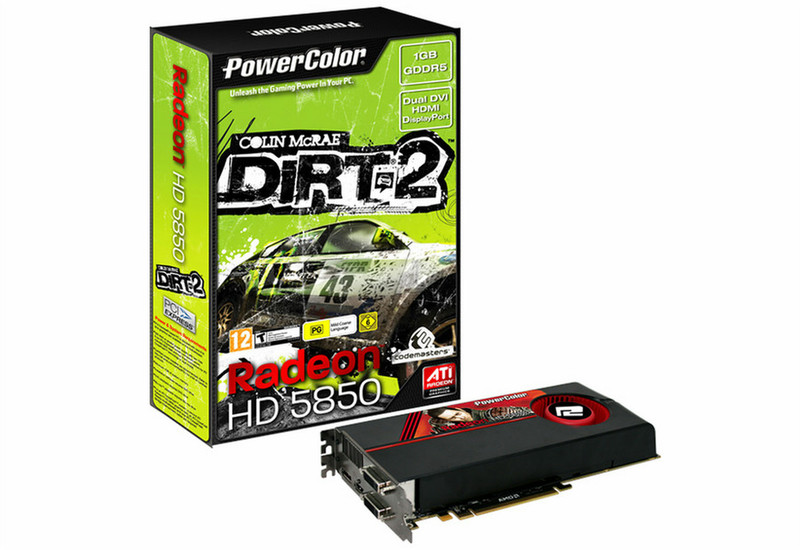 PowerColor HD5850 1GB GDDD5 (DIRT2 Edition) 1GB GDDR5