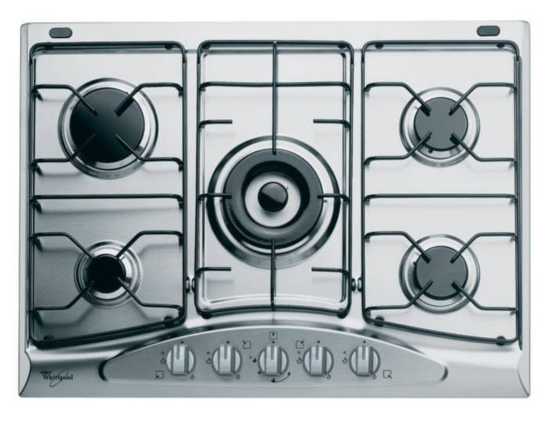 Whirlpool AKM 376/IX Встроенный Gas hob Нержавеющая сталь