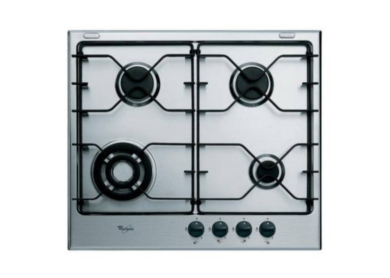 Whirlpool AKT 619/IX Встроенный Gas hob Нержавеющая сталь