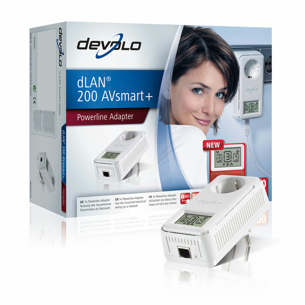 Devolo dLAN 200 Avsmart+ Ethernet 200Мбит/с сетевая карта