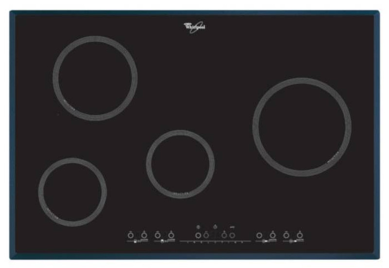 Whirlpool ACM 707/BA Встроенный Induction hob Черный