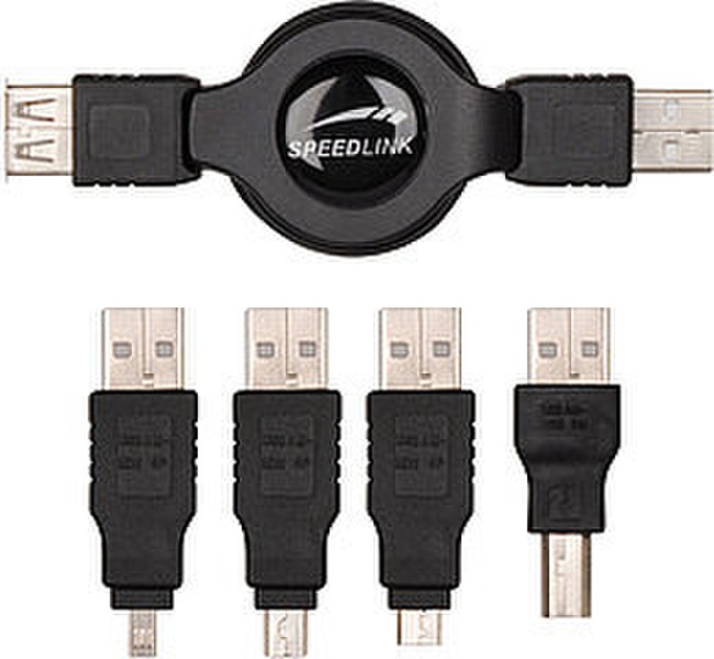 SPEEDLINK USB Cable Set 1.3m Schwarz USB Kabel