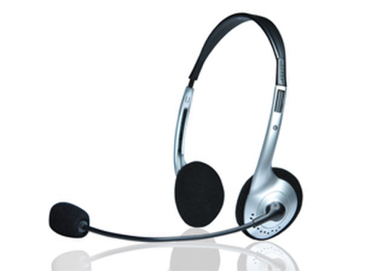 Wavemaster HPX 1603M Binaural Head-band Silver headset