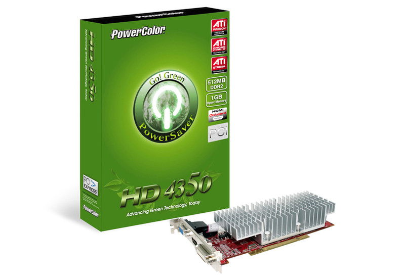 PowerColor AP4350 512MD2-H GDDR2 Grafikkarte