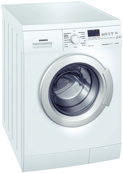 Siemens WM12E461FF Отдельностоящий Фронтальная загрузка 7кг 1200об/мин A+ Белый стиральная машина