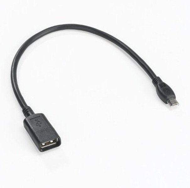 Zebra Mini USB/USB F Mini-USB A USB A Черный кабель USB